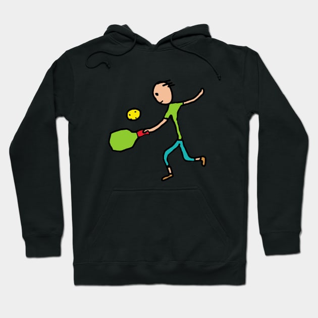 Pickleball Hoodie by Mark Ewbie